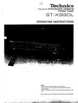 Panasonic STX990 Operating instructions