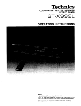 Panasonic STX999L Operating instructions