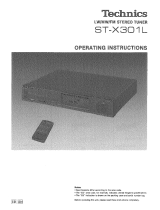 Panasonic STX301L Operating instructions