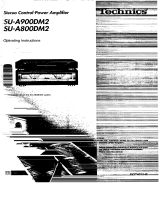 Panasonic SUA900DM2 Operating instructions