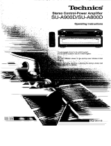 Panasonic SUA800D Operating instructions