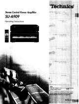 Panasonic SUA909 Operating instructions