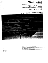 Panasonic SUX102 Operating instructions
