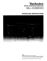 Panasonic SUX990 Operating instructions