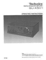 Panasonic SUX501 Operating instructions