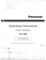 Panasonic TC1785 Operating instructions