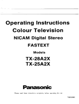 Panasonic TX28A2X User manual
