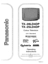 Panasonic TX25LD4DP Owner's manual