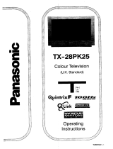 Panasonic TX28PK25 Operating instructions