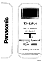 Panasonic TX32PL4 Operating instructions