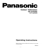 Panasonic TX37A2G Operating instructions