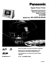 Panasonic NVAPD1B Operating instructions