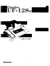 Panasonic UF128M Important information