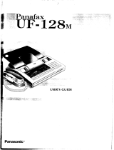 Panasonic UF128M Operating instructions