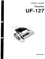 Panasonic UF127 Operating instructions