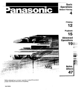 Panasonic NV-M50B Owner's manual