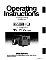 Panasonic NV-MC5B Owner's manual