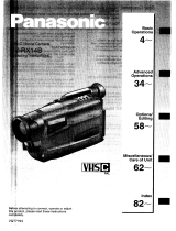 Panasonic NVRX14B Operating instructions