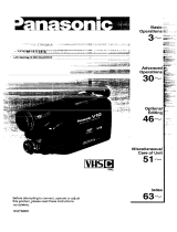 Panasonic NVV10B Operating instructions