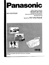 Panasonic NVVX27EG Operating instructions