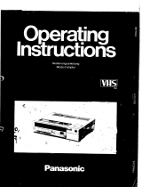 Panasonic NV788 Operating instructions