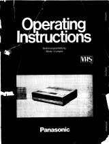 Panasonic NV730 Operating instructions