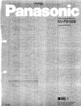 Panasonic nv-fs100b User manual