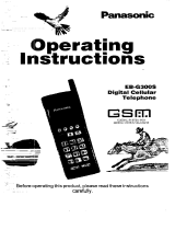 Panasonic EBG300S Owner's manual