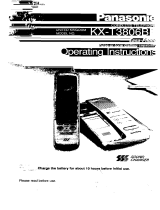 Panasonic KXT3806BE Operating instructions