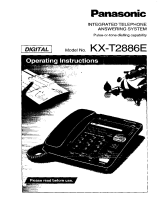 Panasonic KXT2886E Operating instructions