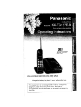 Panasonic KXTC167E Operating instructions