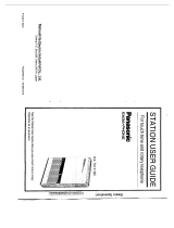 Panasonic KXT61610BE Operating instructions