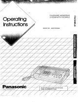 Panasonic KXF3550BS Operating instructions