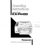 Panasonic KXP4420 Operating instructions