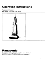 Panasonic MCE46 Operating instructions