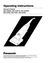 Panasonic MCE461K Owner's manual