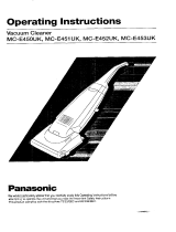 Panasonic MCE453UK Owner's manual