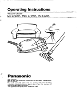 Panasonic MCE753 Owner's manual