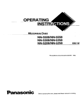 Panasonic NN5258 Operating instructions