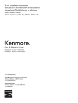 Kenmore Elite 71633 Installation guide