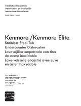 Kenmore 14543 Installation guide