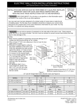 Electrolux FFET2725PW Installation guide