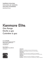 Kenmore Elite 75223 Installation guide