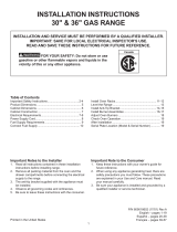 Electrolux Icon E30GF74TPS Installation guide