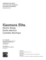 Kenmore Elite 95223 Installation guide