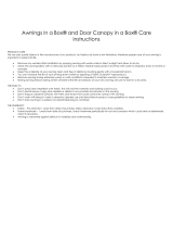 Door Canopy in a Box 3020424 User manual