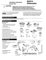 Kenmore 36316171100 Installation guide