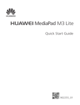 Huawei HUAWEI MediaPad M3 Lite Quick start guide
