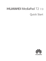 Huawei MediaPad T2 7.0 Quick start guide