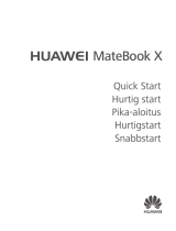 Huawei HUAWEI Matebook X Quick start guide
